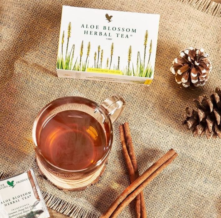 Чай з квітів Алое з травами (США) Forever Aloe Blossom Herbal Tea