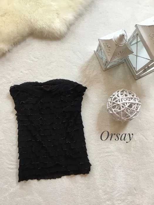 Jak nowa czarna bluzka ORSAY bez rękawów