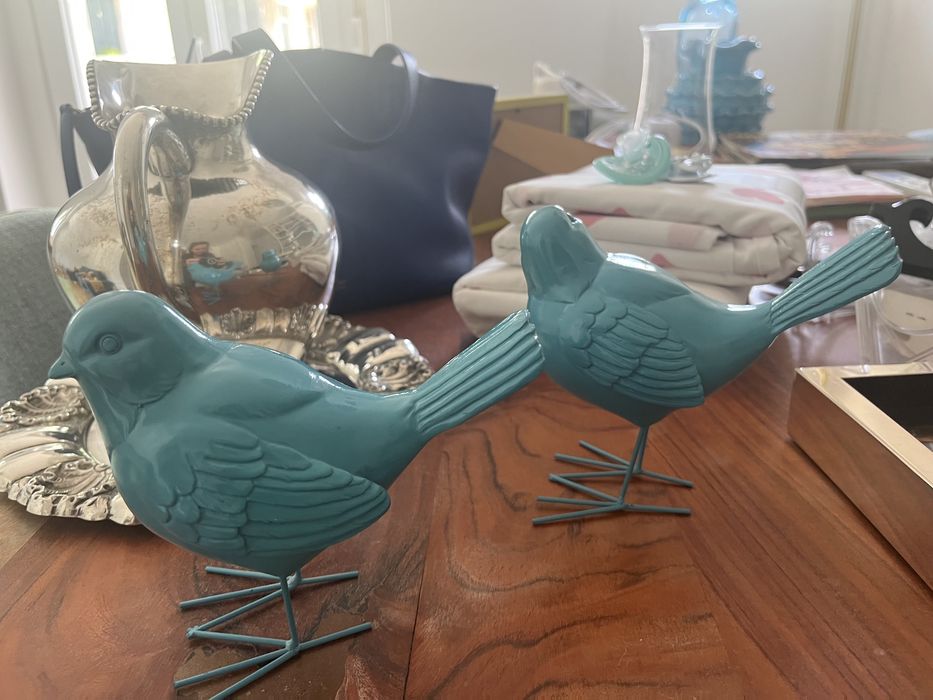 Vendo dois passaros decorativos da Area
