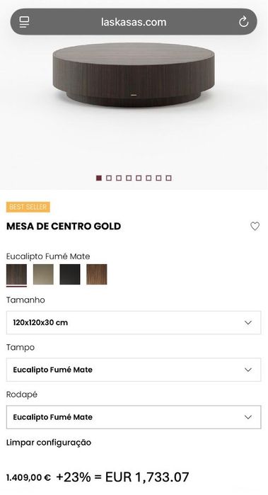 Mesa de Centro LASKASAS