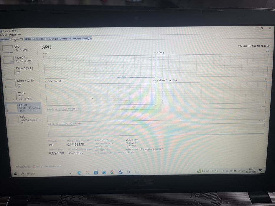 Vendo/Troco Portátil Gaming Asus i7