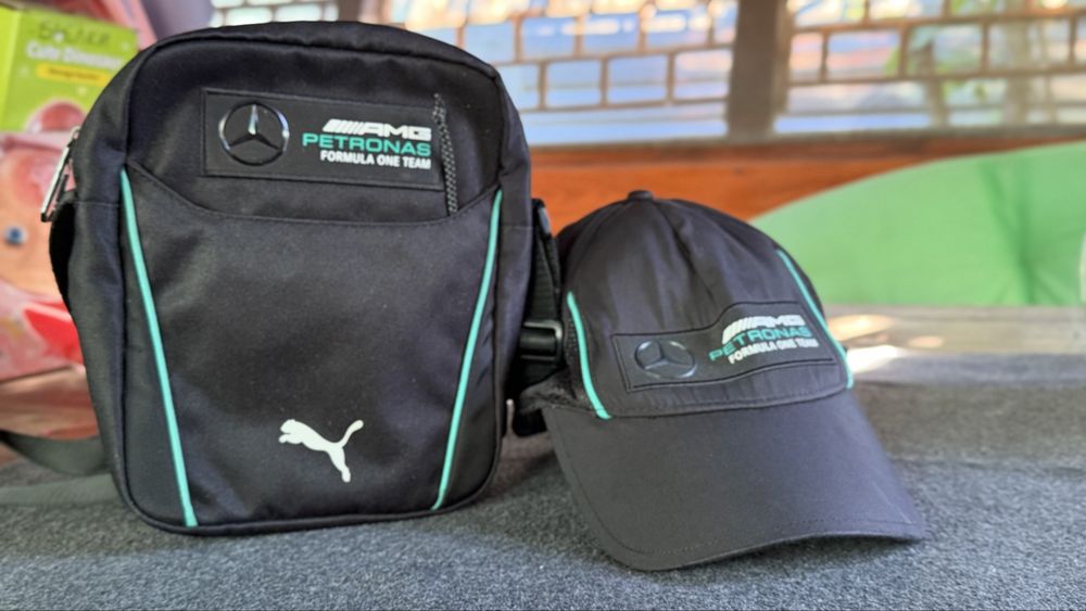 Комплект Кепка Puma Mercedes F1 Baseball Cap и сумка