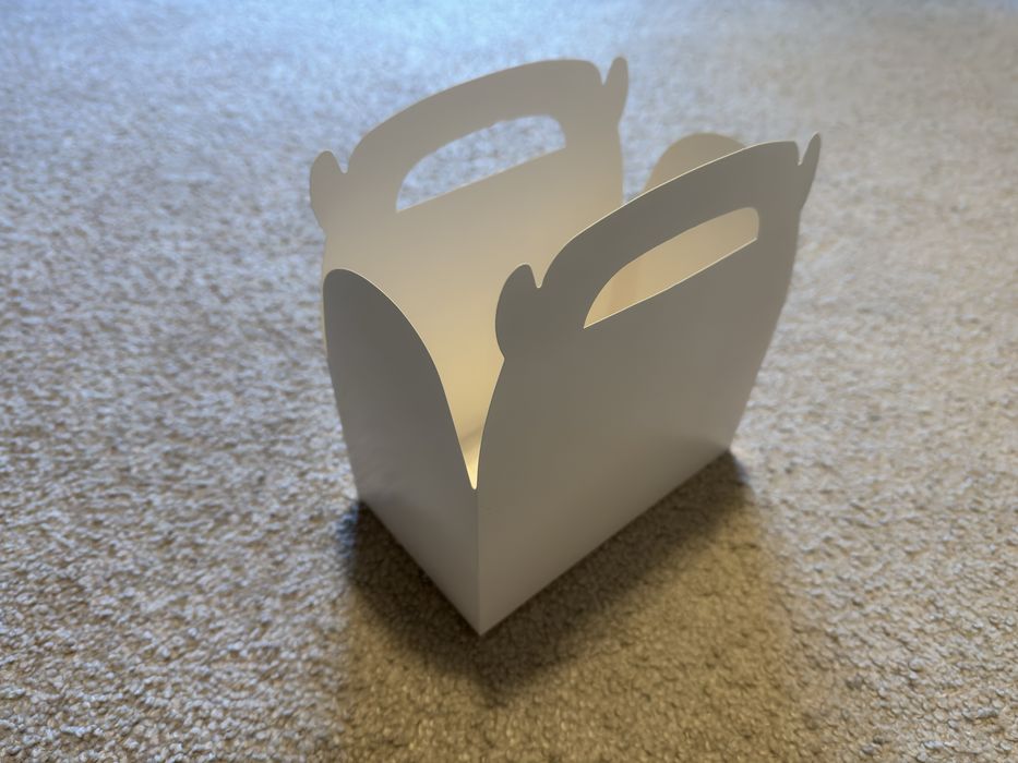 Pudełko prezentowe na ciasto / upominki - BIAŁE