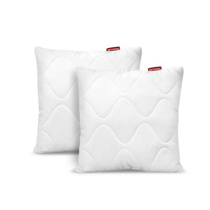 Poduszka 40x40 cm Antyalergiczna Pikowana Mikrofibra Silikon