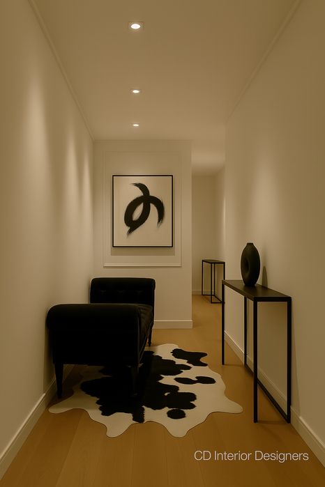 Chaise-Longue / Baqueta Las Kasas em veludo preto e capitonê