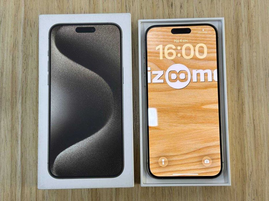 /13726/ iPhone 15 Pro Max 256GB Natural Titanium Обмін Гарантія