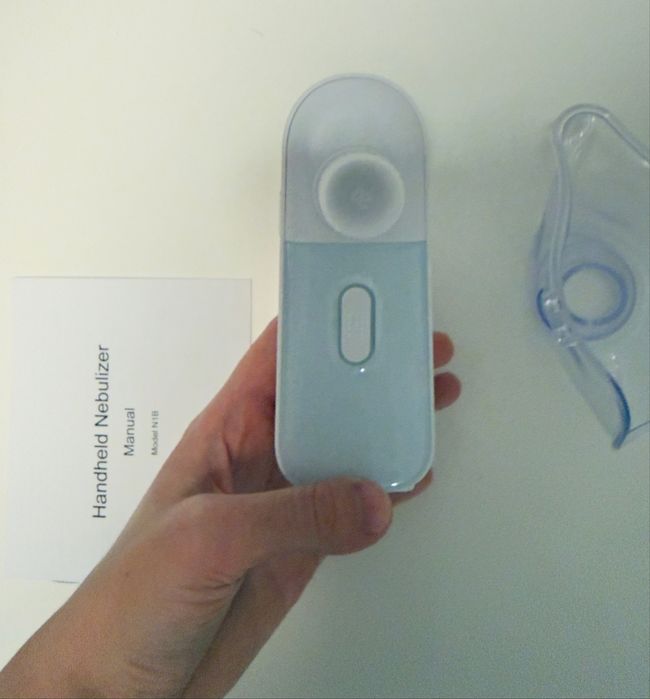 Inhalator bezprzewodowy zestaw  uszkodzony