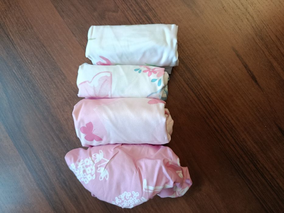 Prześcieradła niemowlęce 4 szt