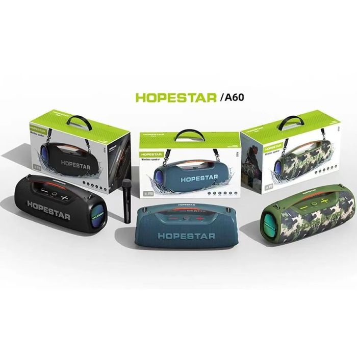 Hopestar A60 колонка 100W 18000mAh Bluetooth RGB TWS