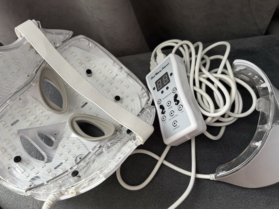 LED маска для обличчя | Фототерапія | Омолодження та лікування акне…..