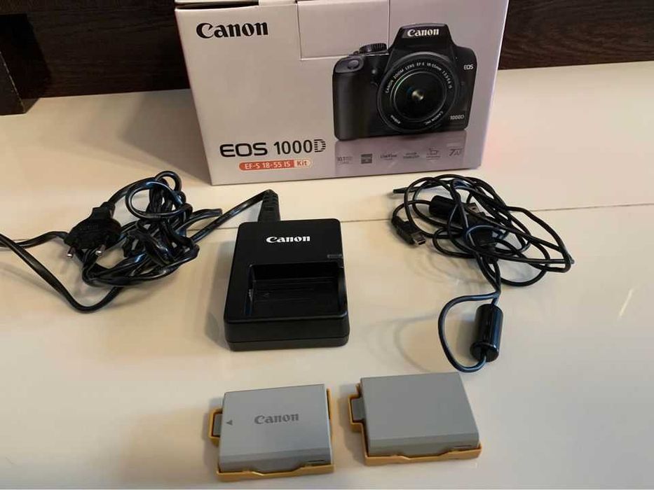 Canon EOS 1000d com 2 Objetivas e 2 baterias + impressora Selphy CP530