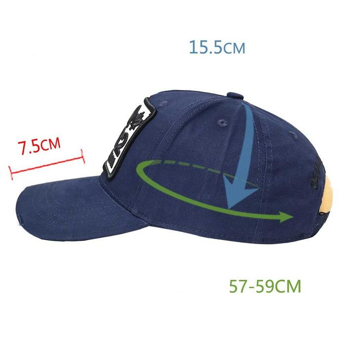 Czapka Bejsbolówka DSQUARED2 ICON DSQ navy blue