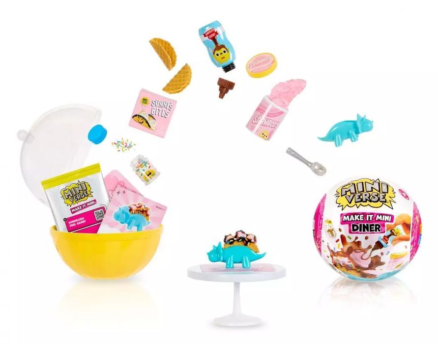 Miniverse. Make It Mini Foods. Diner. Seria 4. MGA. Nowy Produkt