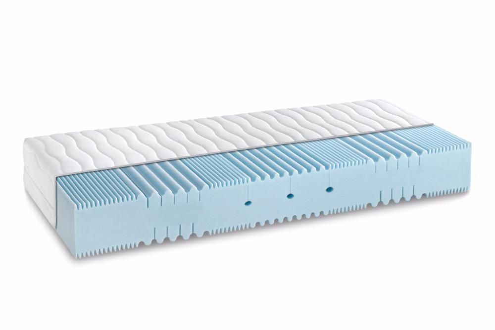 Materac 160x200x25cm, Pianka wysokoelastyczna, 7 stref