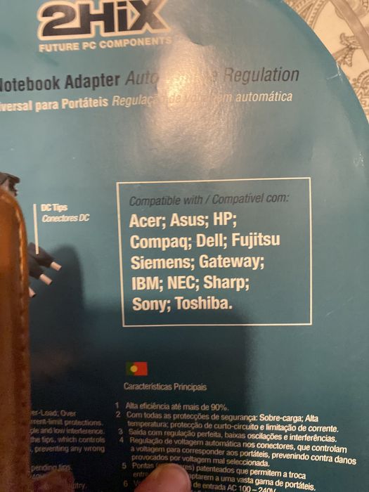 Carregador compativel com varios computadores425334549691115522