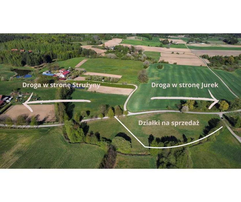 Przepiękne działki w Jurkach, kameralne osiedle