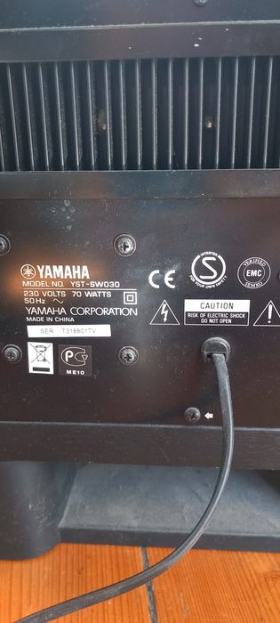 Sprzedam subwoofer Yamaha YST-SW030 – doskonała jakość dźwięku
