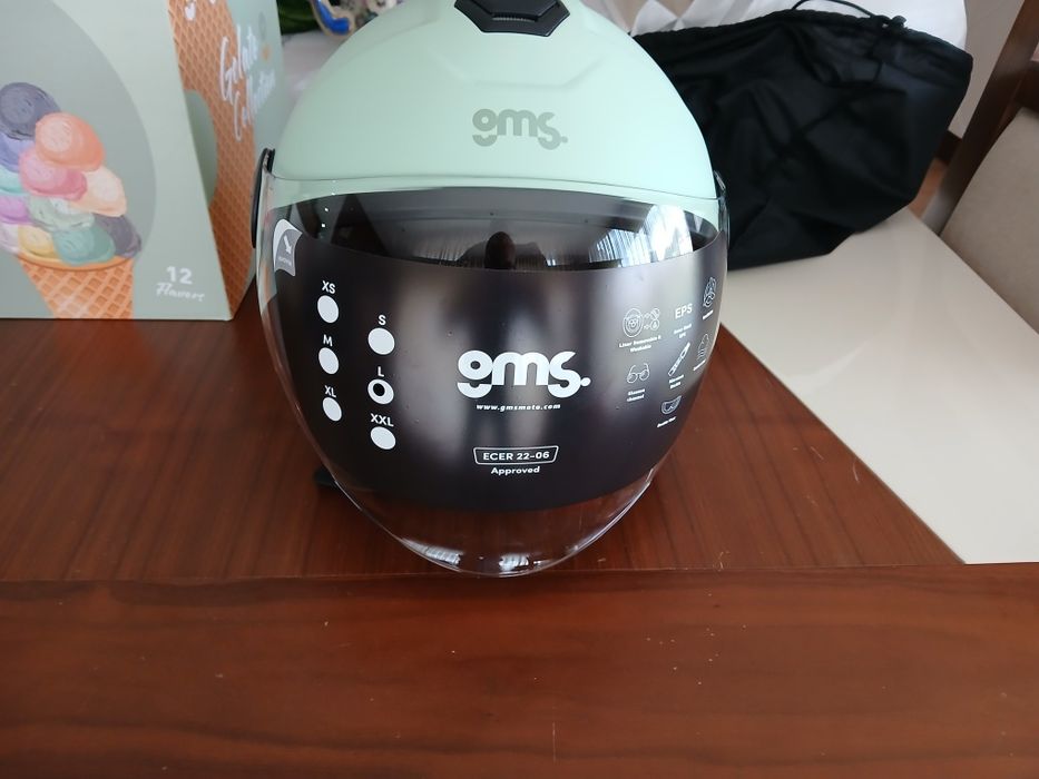 Capacete novo GMS