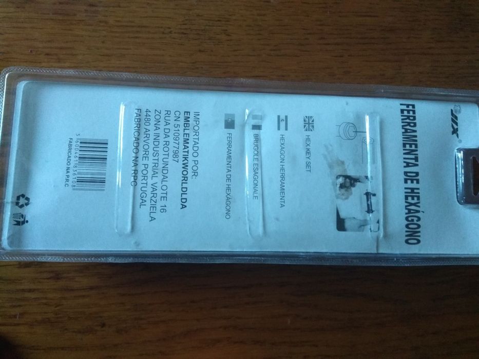 Ferramenta hexágono nova entrega imediata