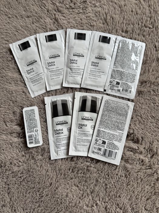 Zestaw L'Oréal Metal Detox Szampon Krem Olejek