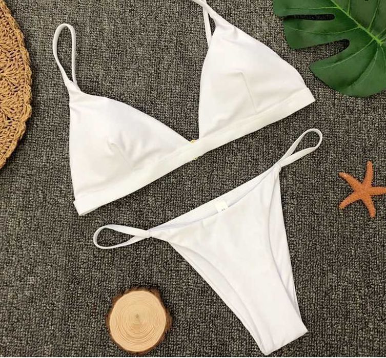 Sexy Bikini Brazylijskie Dwuczęściowy Strój Kąpielowy STRINGI - L