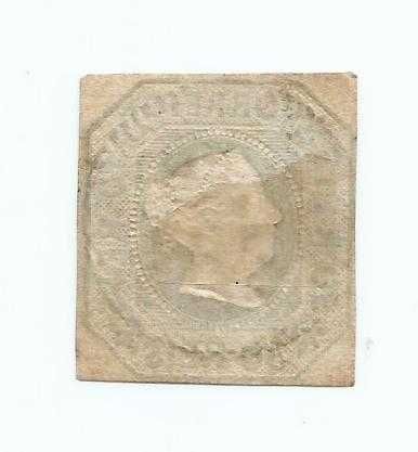 Selos portugueses – D. Maria II, 50 reis, 1853, selo usado