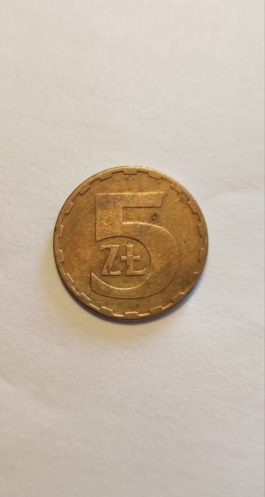 Moneta obiegowa 5 zł PRL