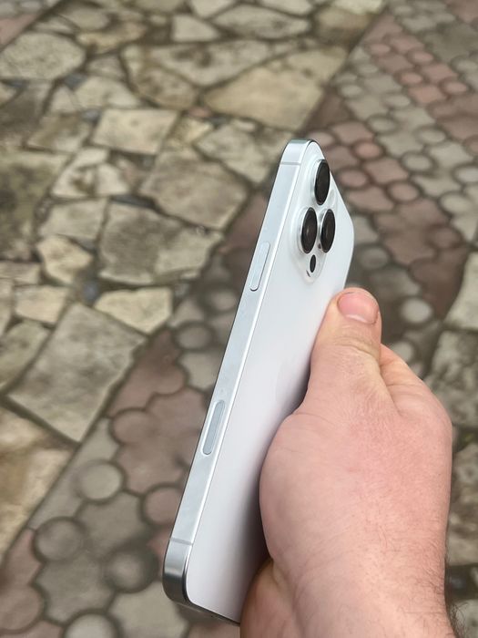 Iphone 16 Pro Max 256gb Titanium White ідеальний як НОВИЙ акб96% айфон