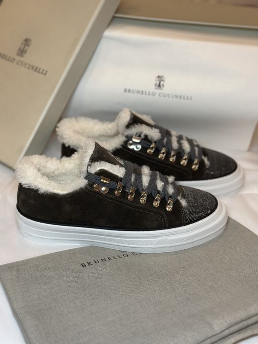 Зимові кеди Brunello Cucinelli ,зимние кеды , зимние кроссовки