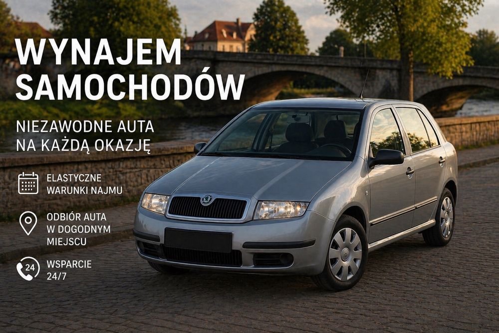 Wynajem samochodow na czas naprawy, dojazdy