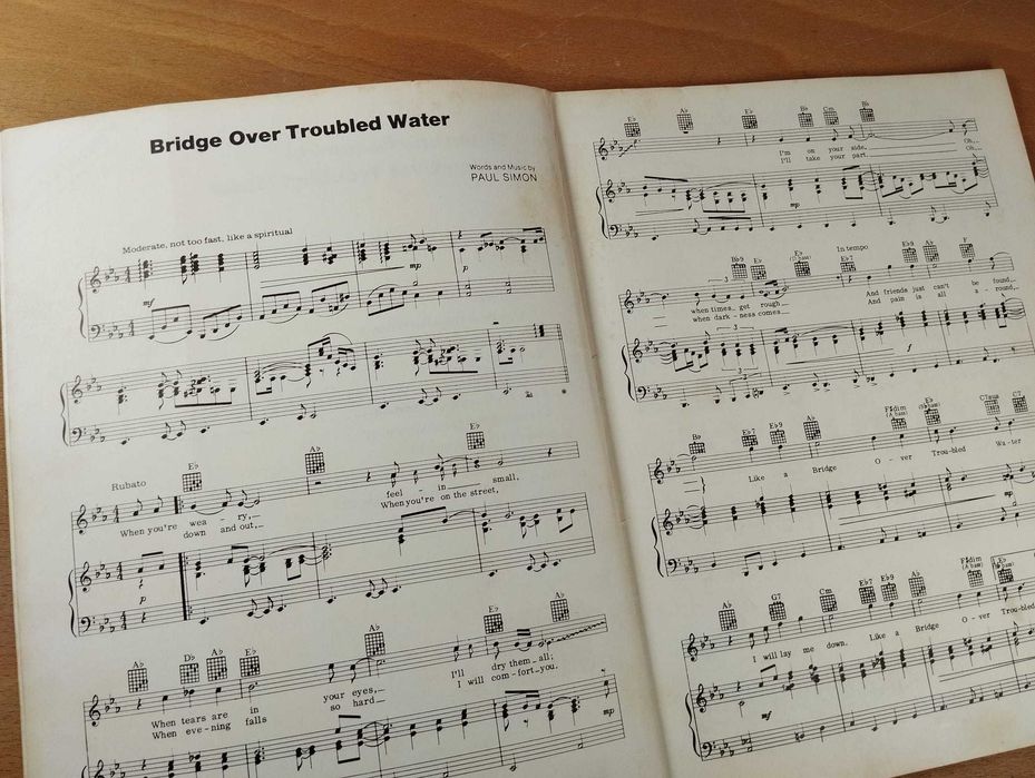 Partituras Simon and Garfunkel, Bridge Over Troubled Water