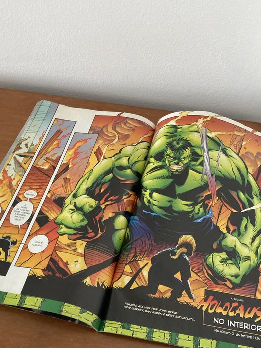 O incrível Hulk Enlouquecido Volume 1 de 6 Marvel 2003