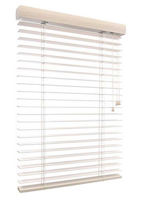Żaluzja drewniana, 50 mm, 93x207 cm, balkonowa