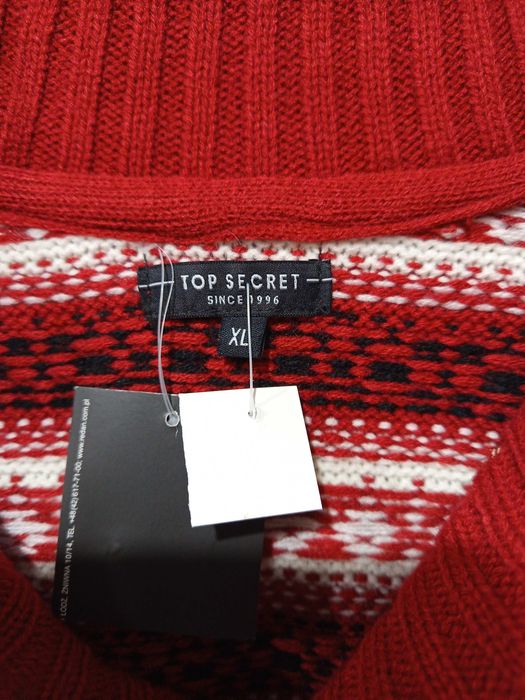 #477 Nowy sweter męski Top Secret