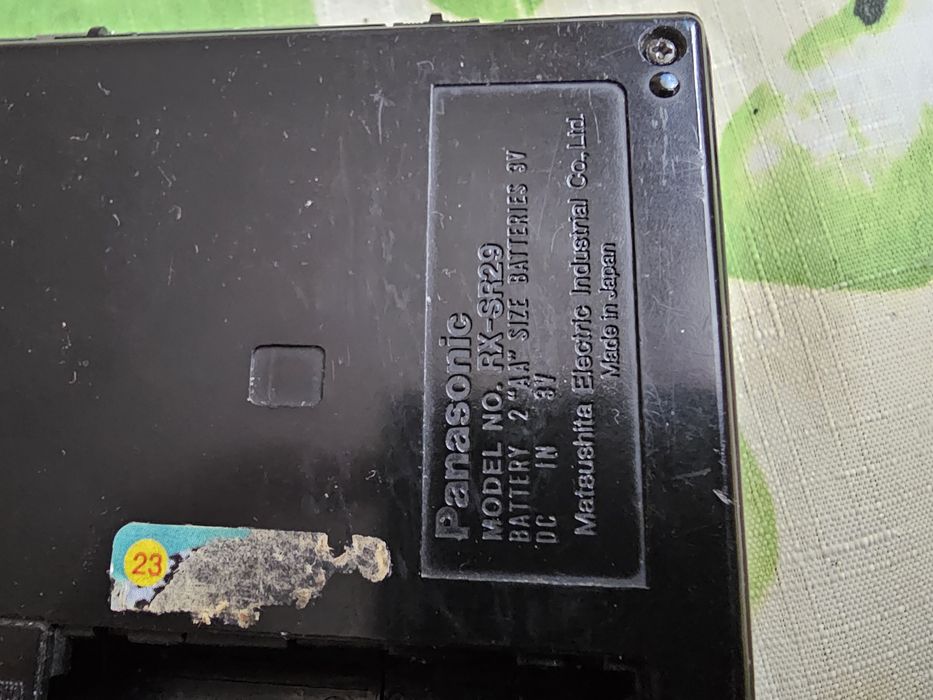 Кассетный плеер Panasonic RX SR29