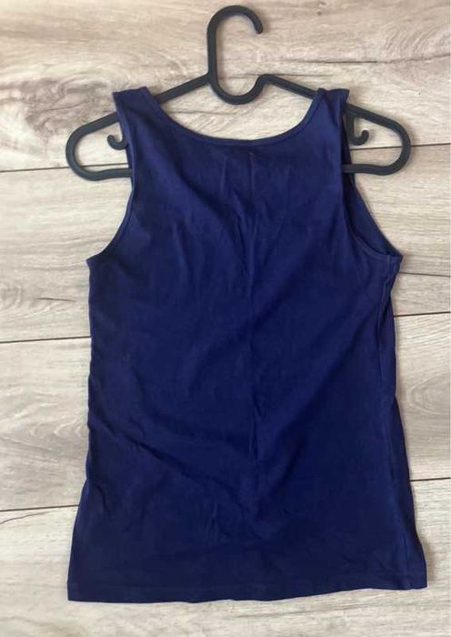 Sportowy komplet tank topów granat/fiolet S/36 Esmara, bawełna/elastan