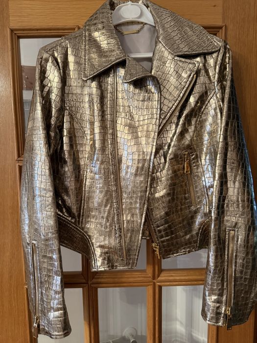 Blusao pele dourado