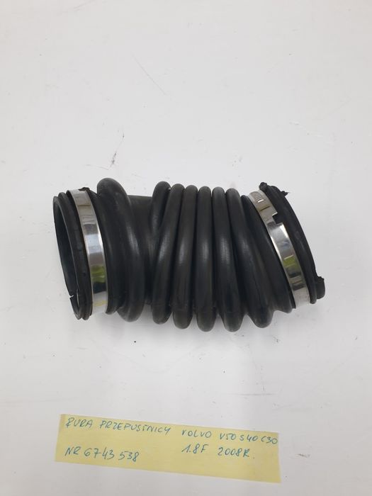 Rura przepustnicy Volvo V50 S40 C30 1.8F 2008 r  nr 6743.538