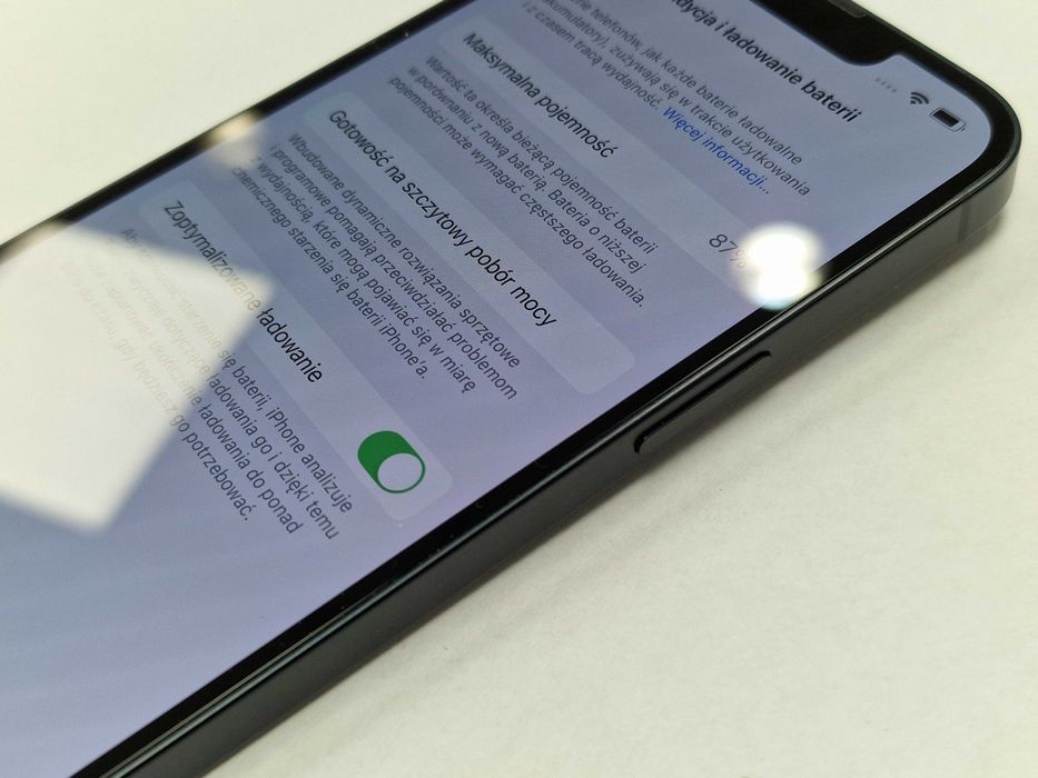 Iphone 14 128GB/ Midnight/ BAT 87%/ Grade A- + ładowarka/ Gwarancja