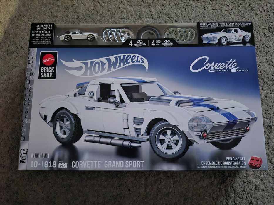 Hot Wheels Brick Shop Corvette Grand Sport