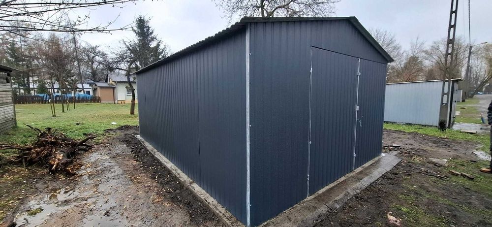 Garaż Blaszany 4x6m KONSTRUKCJA OCYNK Tanio !