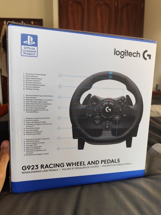 Logitech G923 TrueForce – NOVO LACRADO