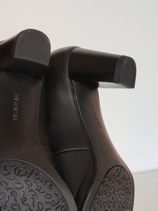 Czółenka Ara półbuty czarne skórzane 36 (model 12- 13436 -05)