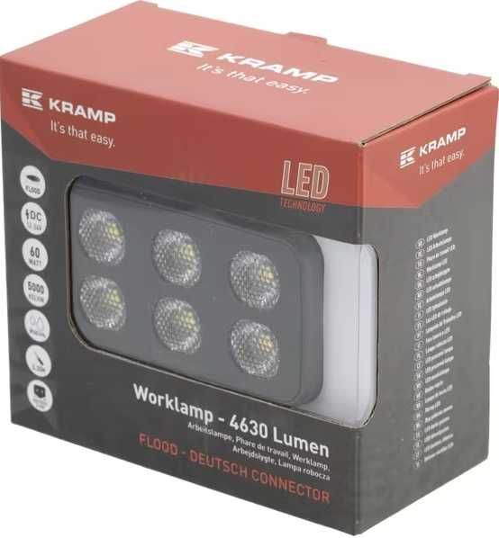 Lampa robocza LED KRAMP 60W 4630lm 12V 24V LA10834