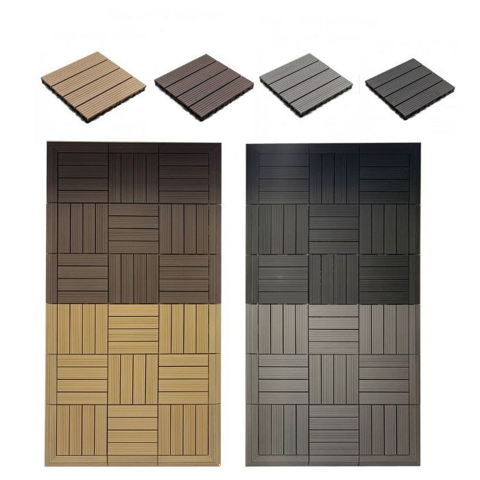 Panel tarasowy - 30 x 30 x 2,5 cm - kolor Miodowy Teak