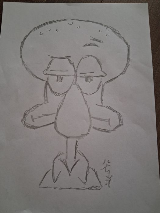 Rusunek szkic  skalmara