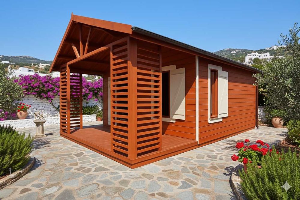 Domek z tarasem 35m2 domek 5x7 domek 7x5 lub domek 5x6 5x8 5x9 MDDP