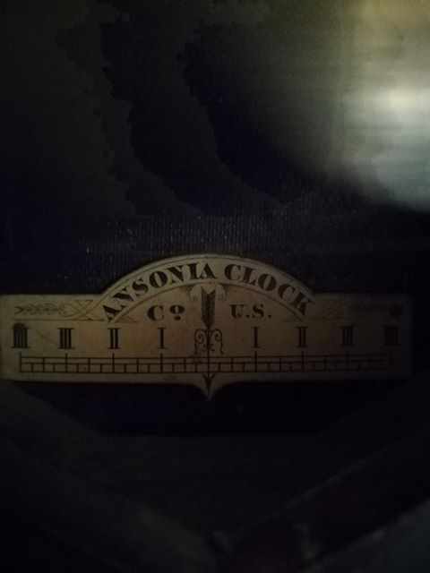Ansonia Clock Cº U.S.~Relógio antigo de parede