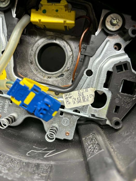 Kierownica Skóra Skórzana + Poduszka VW Touran I