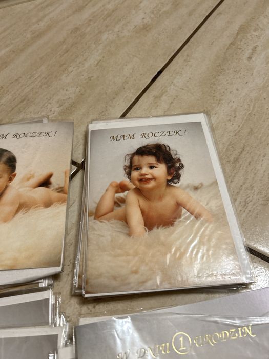 Kartki na roczek rozne duzo